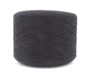 100% Wool Black Weaving Yarn Cone